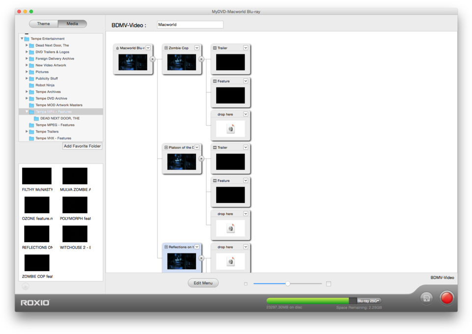 Build A Dvd, Avchd, Or Blu-ray In Mydvd Using A Flowchart - Toast Mydvd (970x687), Png Download