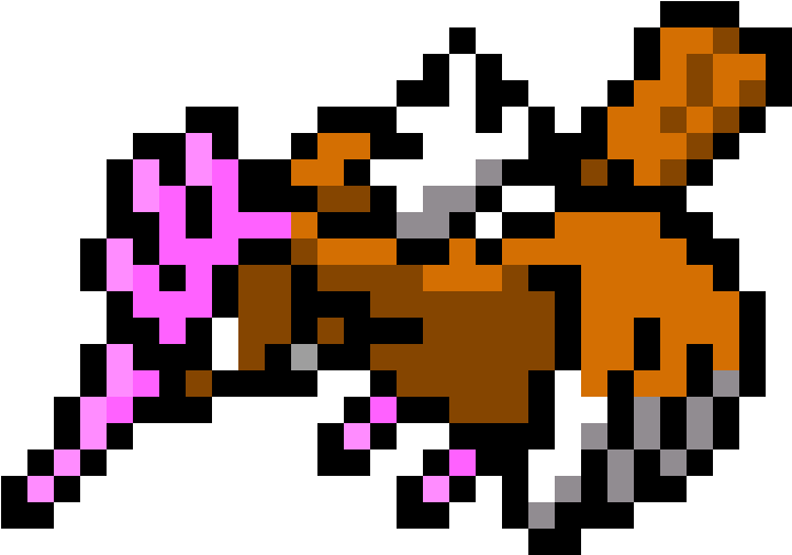 Fearow - Fearow Pokemon Pixel Art (1200x984), Png Download