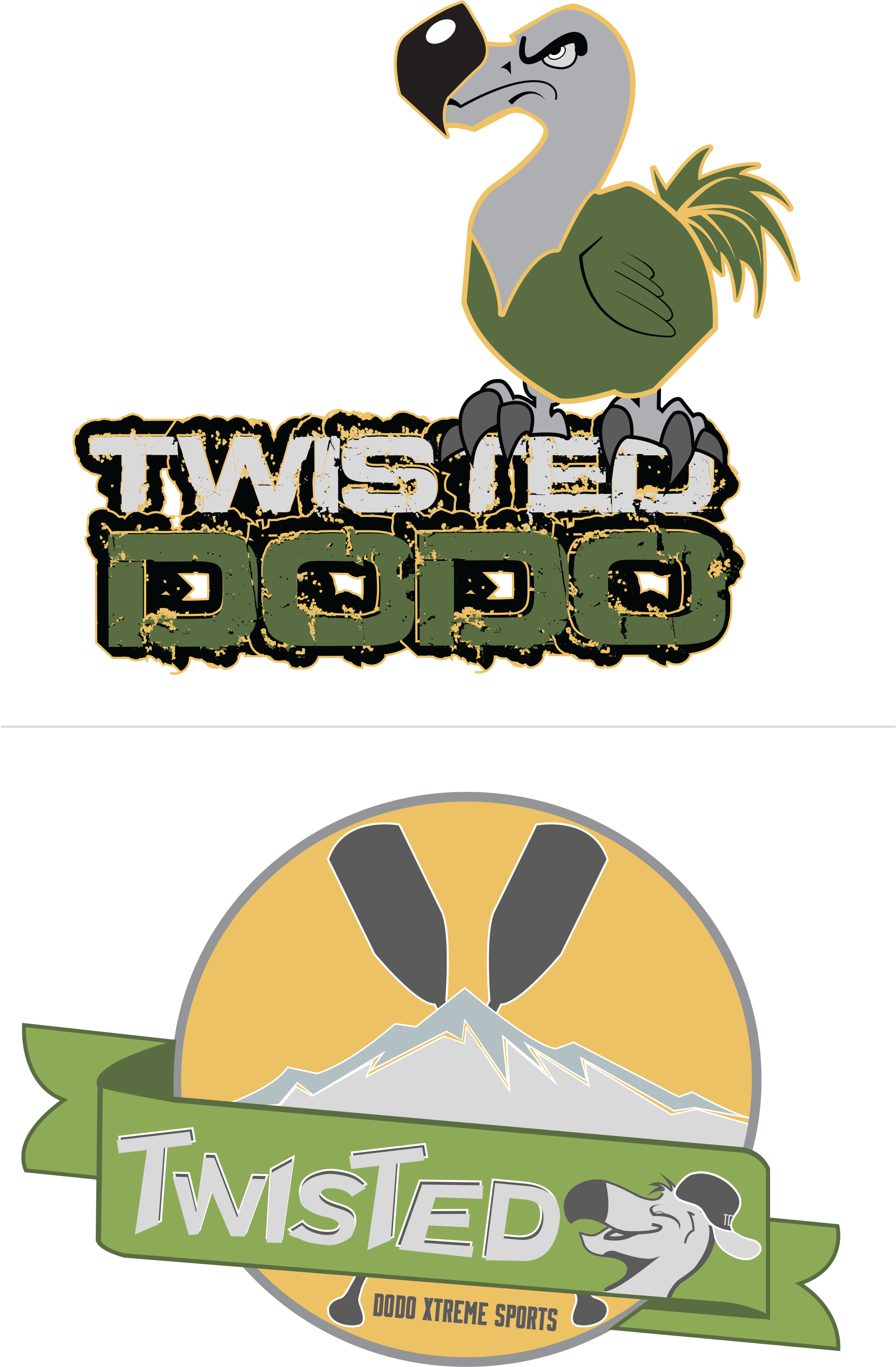 Logo Design For Extreme Sports Company Twisted Dodo - Graphic Design (1983x2987), Png Download