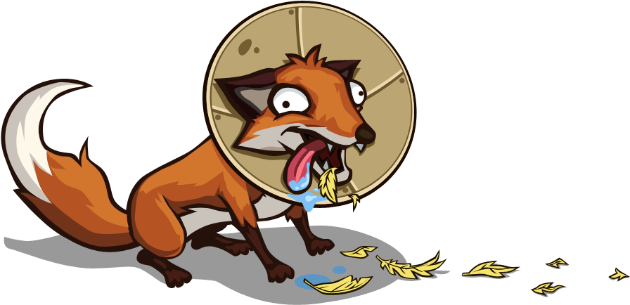 Fanny Wildcat And Humble Bob (salesman) Were Done By - Crazy Cartoon Fox (1152x439), Png Download