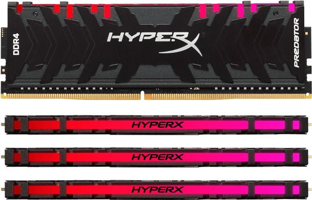 32gb Kit Hyperx Predator Rgb Ddr4 3600mhz, Cl17, Black, - Hyperx Predator Ddr4 8gb (700x700), Png Download