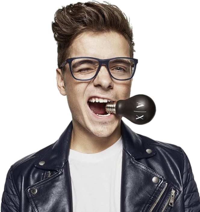 Png Martingarrix Genius Tumblr Edits Blue Aesthetic - Martin Garrix Glasses (720x710), Png Download