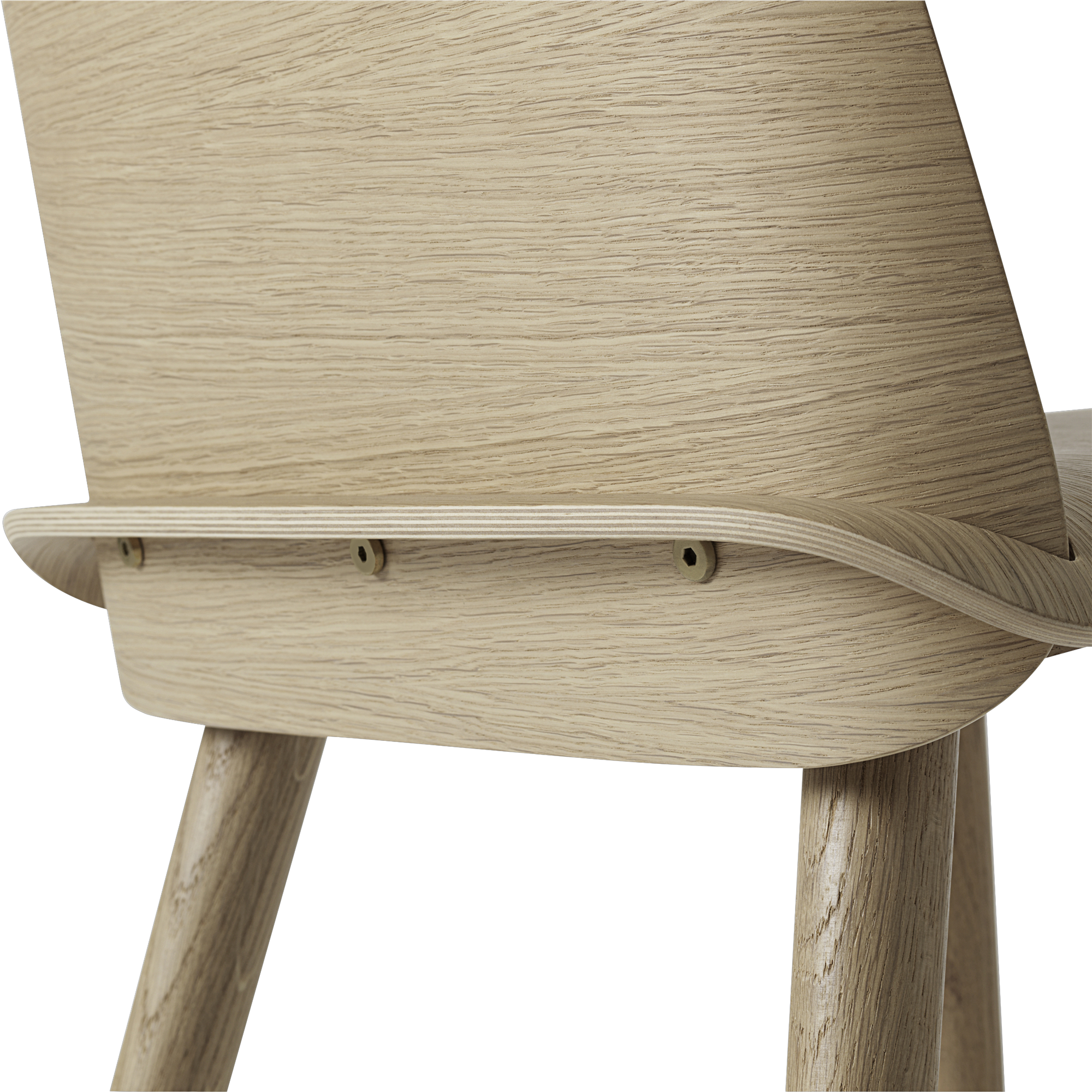 Crafted With Precision - Muuto Nerd Chair, Natural Oak (2000x2000), Png Download