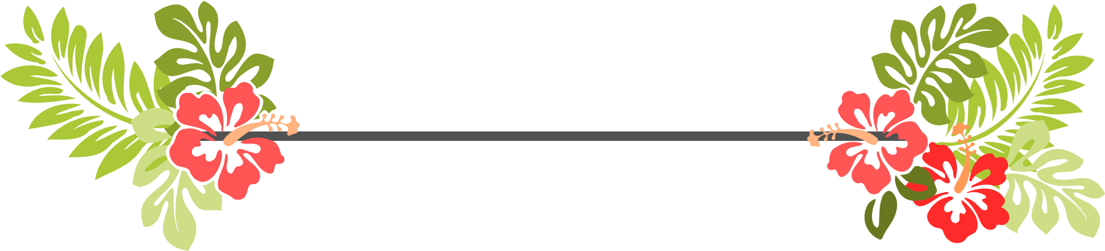 Alola ° - Hibiscus Dreams Pillow Case (2250x550), Png Download