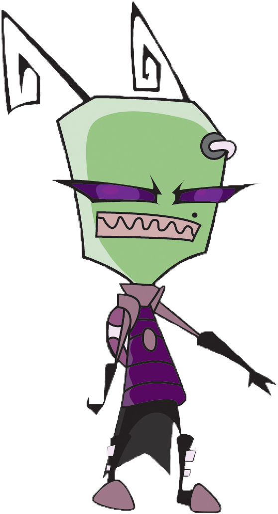 Image Result For Tak Invader Zim - Invader Zim (566x1030), Png Download