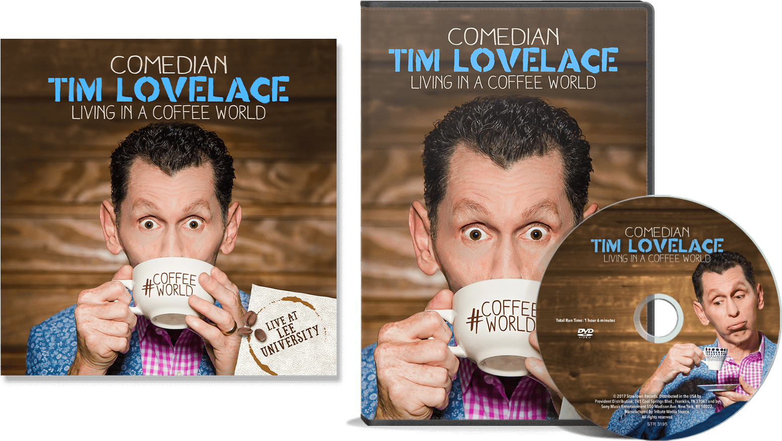 New Cd / Dvd Combo “living In A Coffee World” - Tim Lovelace - Living In A Coffee World (cd) (1600x1600), Png Download
