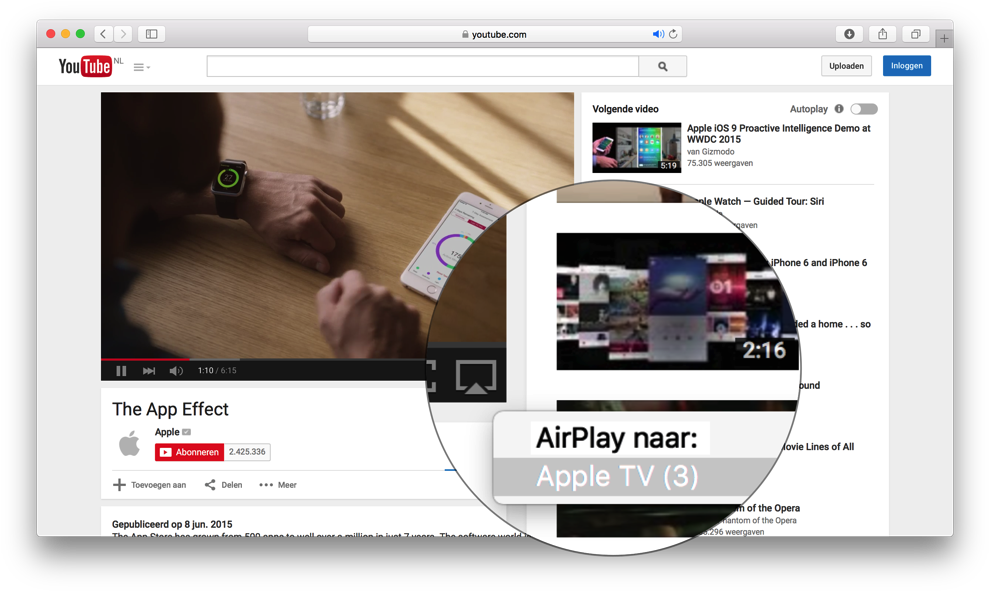 El Capitan Airplay Safari Video - Jwplayer Airplay (1000x600), Png Download