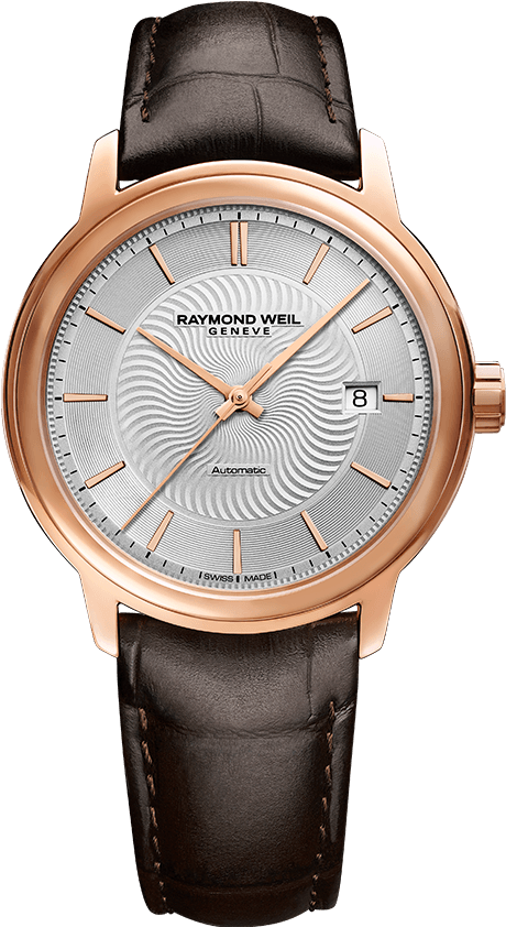 Raymond Weil Maestro - Raymond Weil Geneve Rose Gold (700x841), Png Download