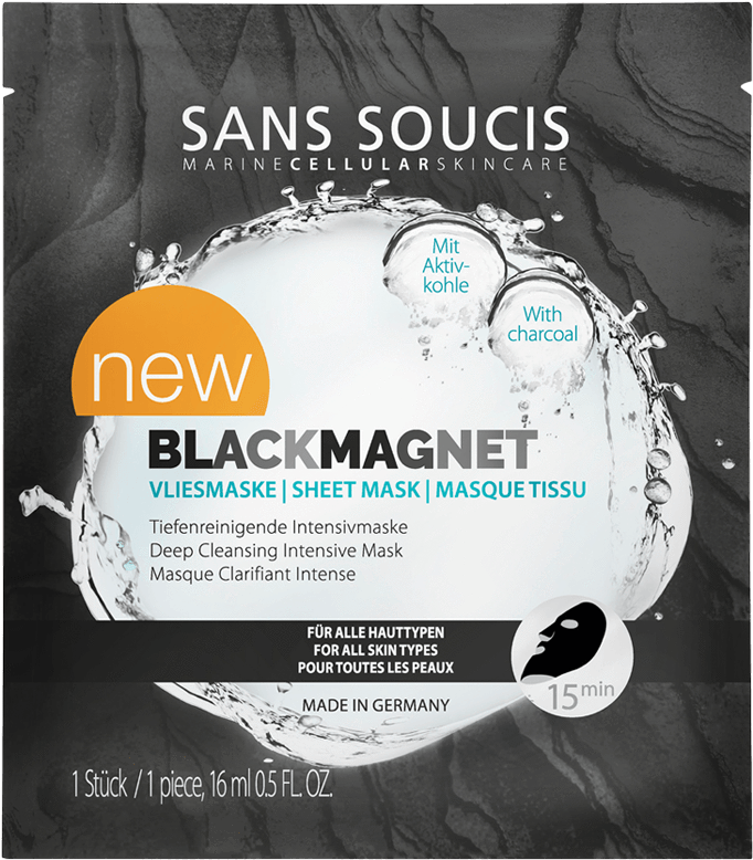 Black Magnet Sheet Mask - Glossybox Young Beauty Oktober 2018 (960x960), Png Download