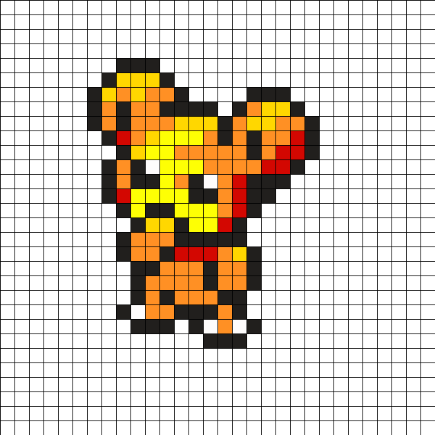 #216 Teddiursa - Teddiursa Pixel Art (630x630), Png Download