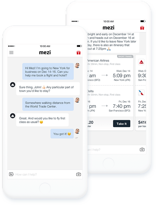 Mezi Online Concierge Ai - Chat Travel Assistant (500x657), Png Download