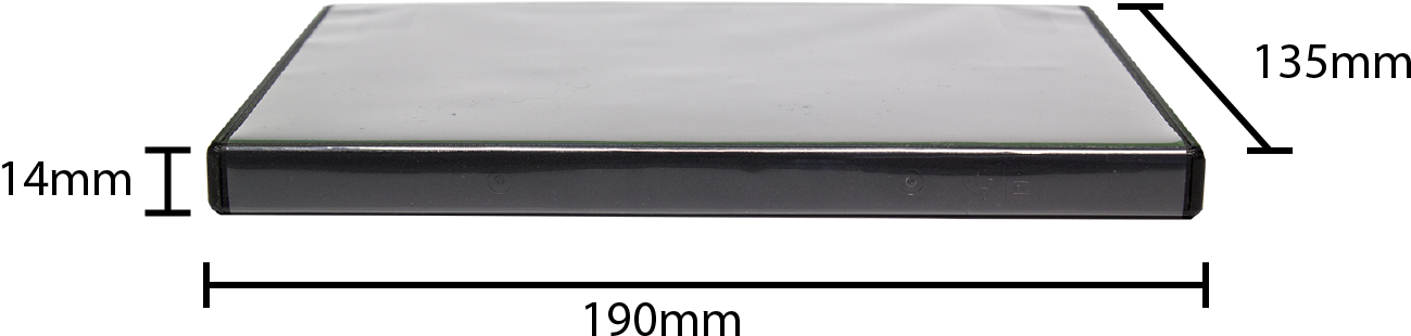 Dvd Case - Optical Disc Packaging (1305x321), Png Download