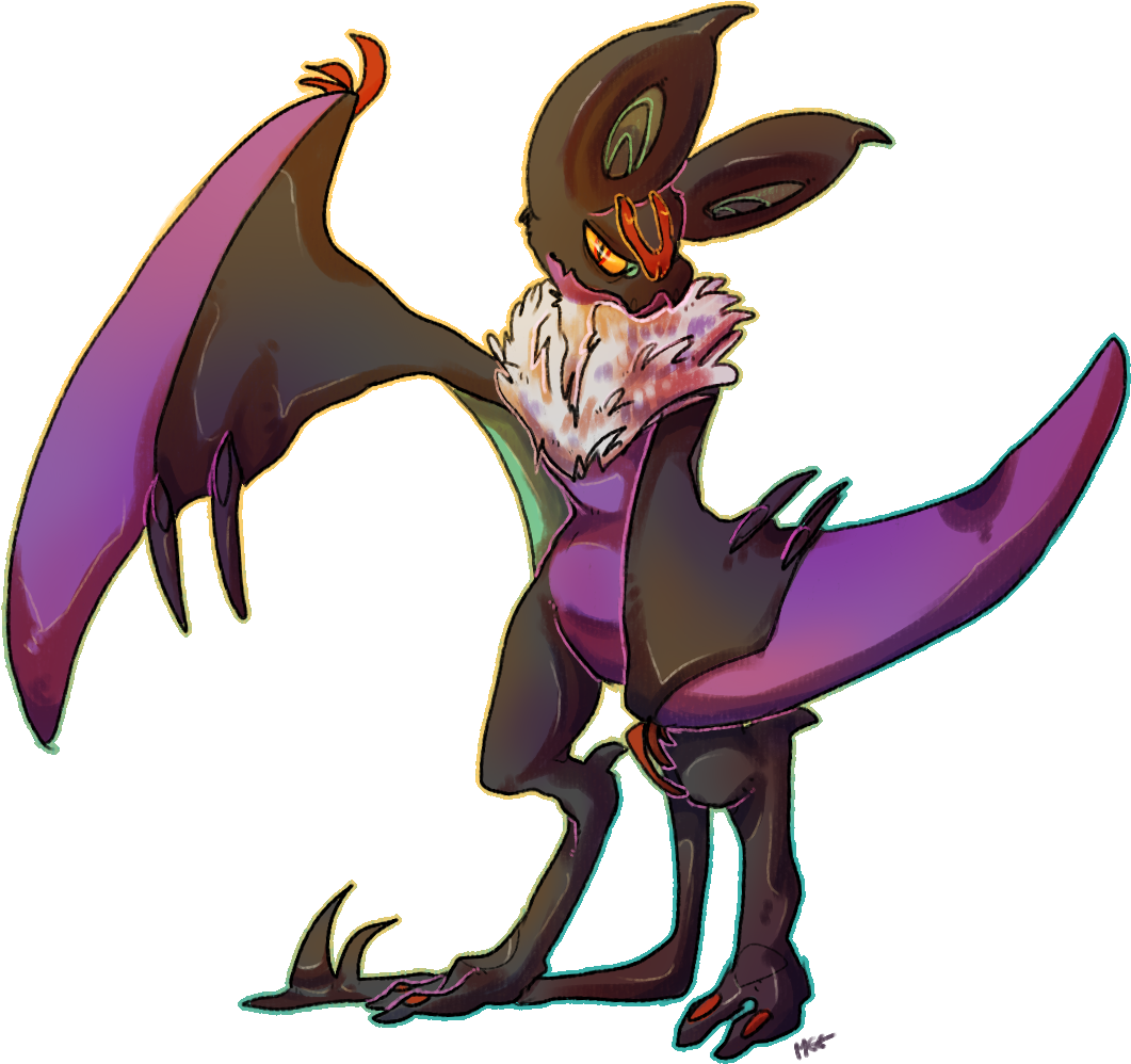 Noivern - Cartoon (1139x1084), Png Download