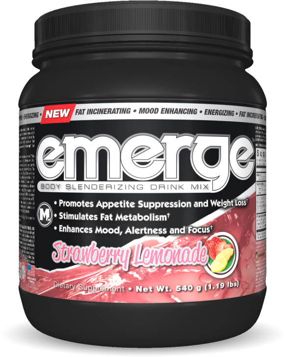 Emerge Strawberry Lemonade - Blue Raspberry Flavor (800x800), Png Download