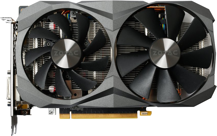 Gpu - Zotac Gtx 1070ti Mini (1024x819), Png Download