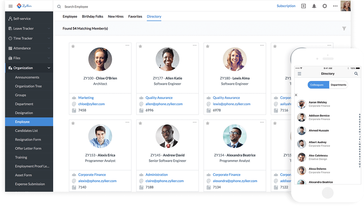 Time And Attendance Software - Hr Software (1280x698), Png Download