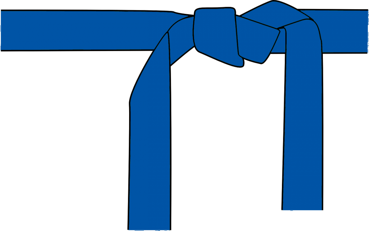 Blue Belt-1024x641 7 Ranks Of Coderhood - Karate Black Belt (1200x751), Png Download