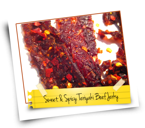 Sweet And Spicy Teriyaki Beef Jerky (600x529), Png Download