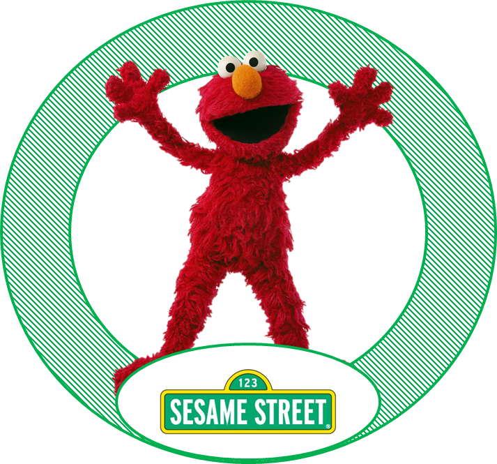 Sesame Street In Green Free Printable Kit - Elmo's World Muppeteer (713x665), Png Download