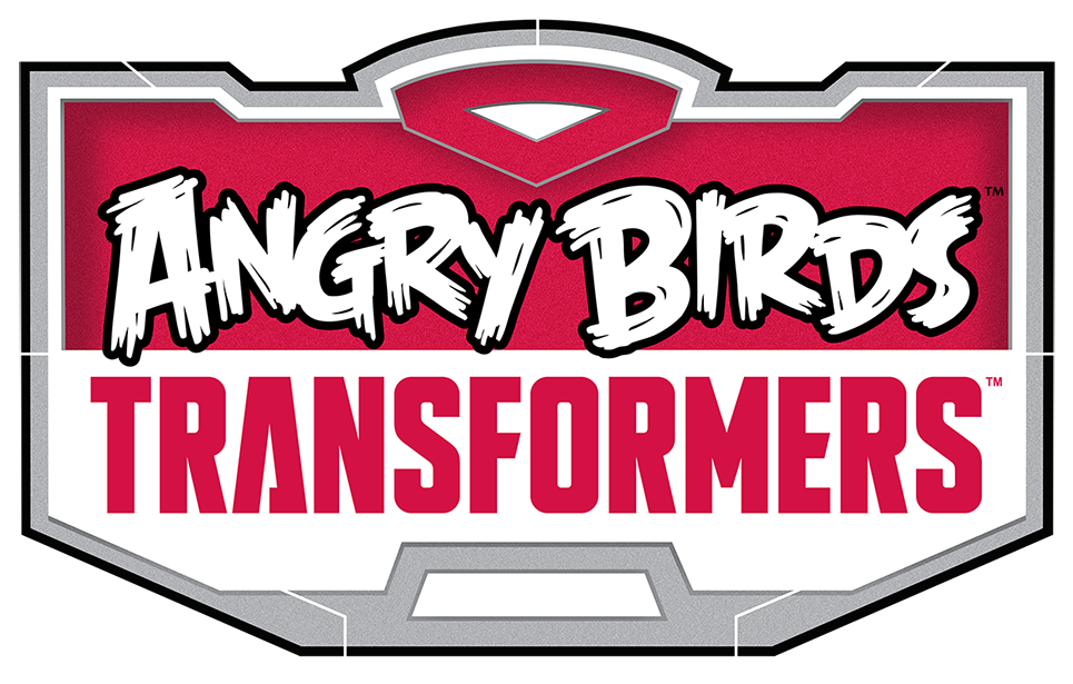 Transformers Logo Clipart Original - Angry Birds Transformers Logo (1020x620), Png Download