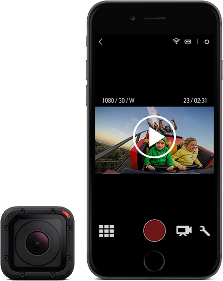 Content Floater - Gopro Capture App Png (458x577), Png Download