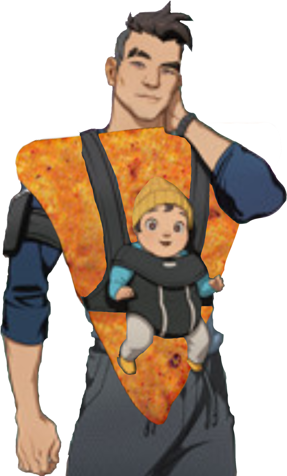 My Roommate Said Craig's Body Looks Like A Dorito, - Dream Daddy Craig Fanart (1280x1656), Png Download