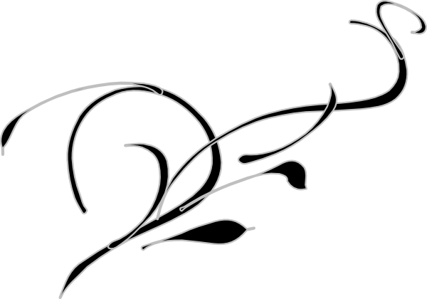 Fancy Swirls Transparent Background (600x420), Png Download