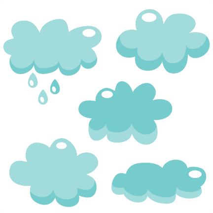 Cloud Set Svg Cutting File For Scrapbooking Cute Cut - Clip Art (432x432), Png Download
