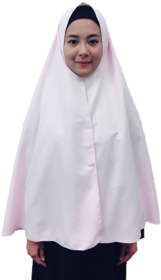 Pink Syari Hijab - Muslim (450x600), Png Download