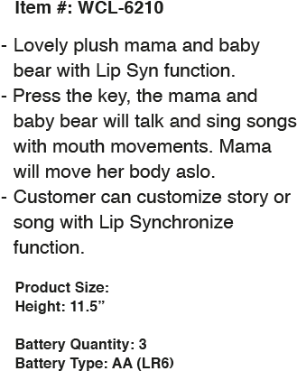 Lip Syn Animal Talking Bear - Idaho (351x458), Png Download