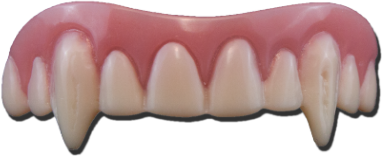 Vampire Teeth Transparent Image - Billy-bob Teeth (vampire) (750x750), Png Download