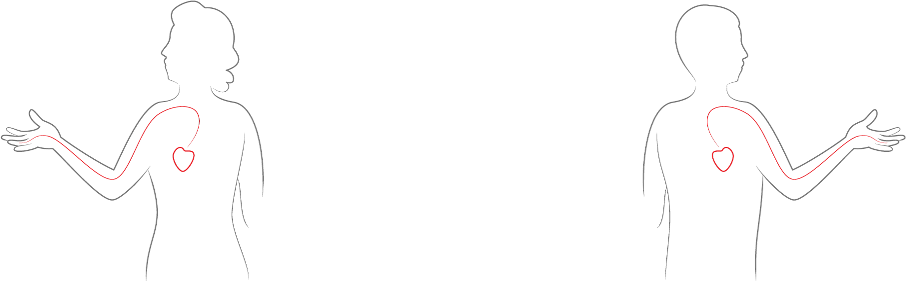 Vena Amoris - Figure Drawing (1880x658), Png Download