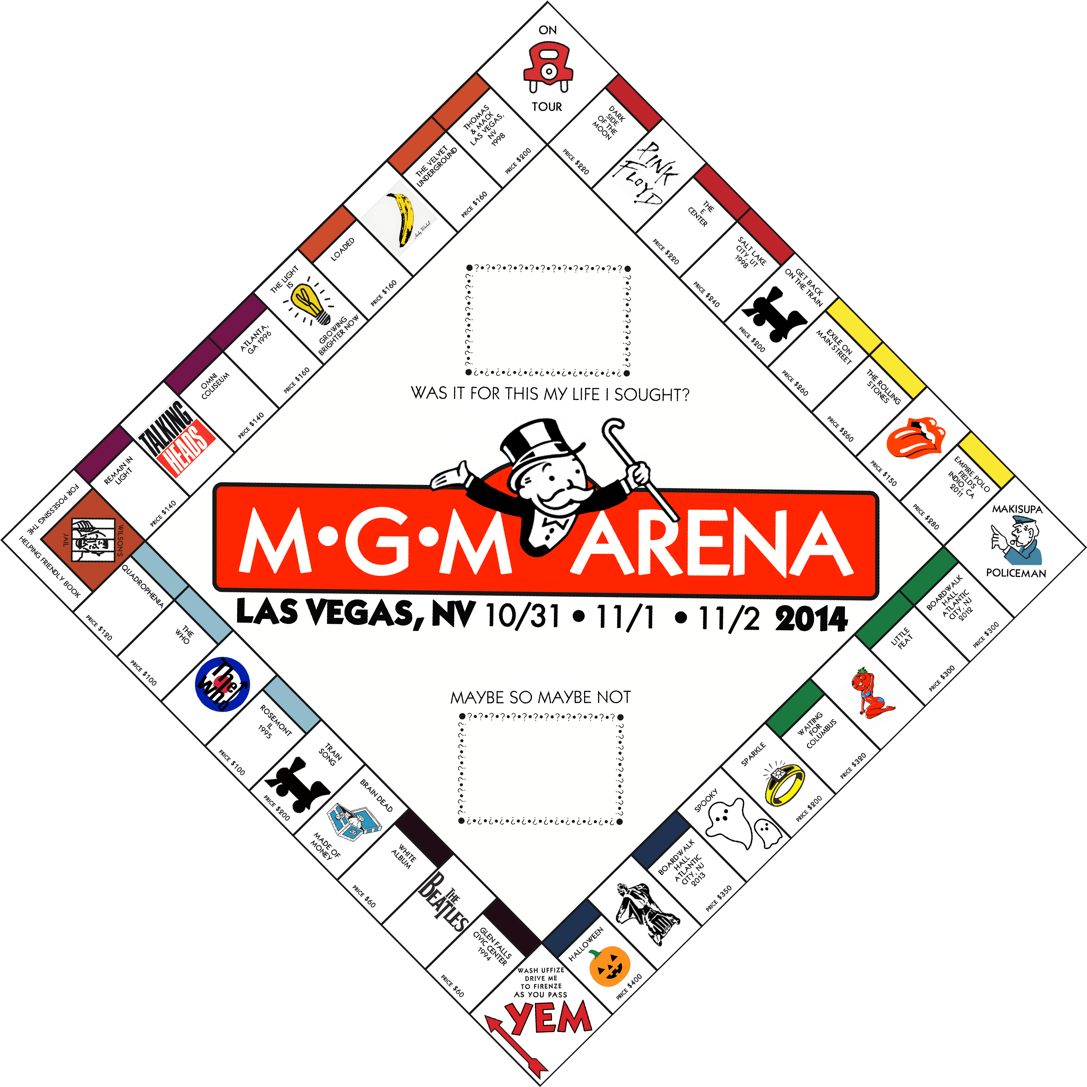 Front Monopoly Fred Vegas Back Layer - Las Vegas (3900x3900), Png Download