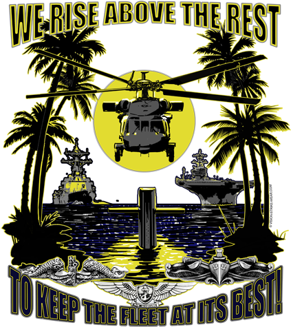 Us Navy We Rise Above The Rest Shirt - Shirt (428x489), Png Download