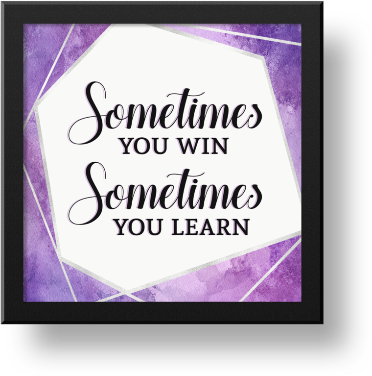 Sometimes You Win - Picture Frame (480x480), Png Download