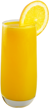 Glass Of Orange Juice Png (392x391), Png Download