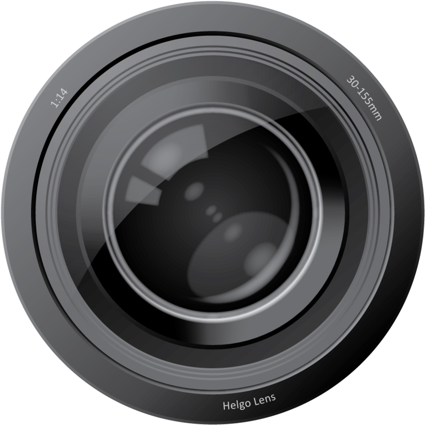 Vector Lens By Virgodraco - Camera Lens (894x894), Png Download