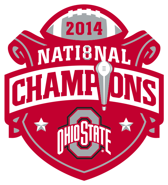 The University Buckeyes Season - Fathead Ohio State Buckeyes 2014 Fb National Champs, (750x750), Png Download