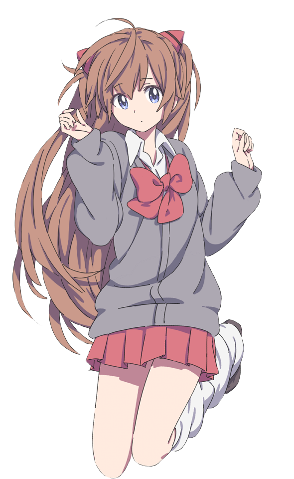 Girl Tumblr Png - Cute Girl Anime Transparent (450x750), Png Download