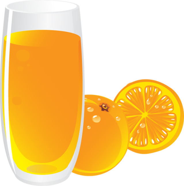 Glass Of Orange Juice Png - Juice (639x644), Png Download