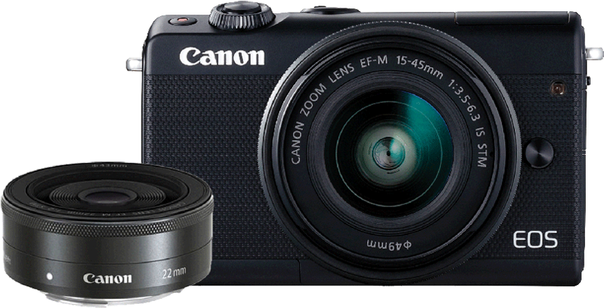New - Canon Eos M100 - Digital Camera - Mirrorless (960x542), Png Download