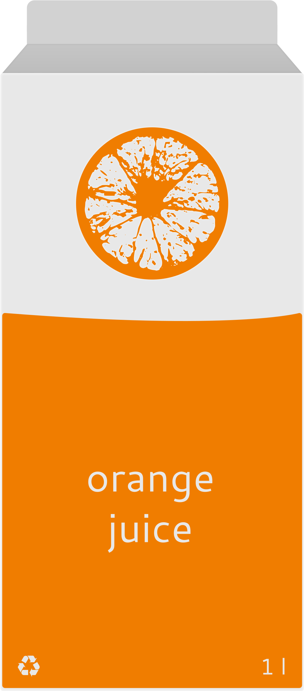 This Free Icons Png Design Of Orange Juice Carton (1150x2400), Png Download