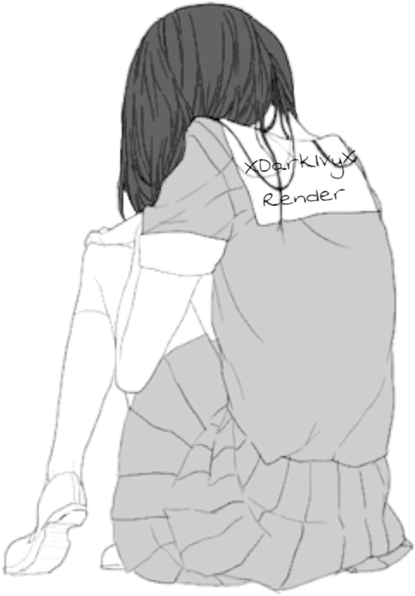 Svg Free Library Anime Broken Heart Quotation Manga - Anime Sad Girls Crying (894x894), Png Download