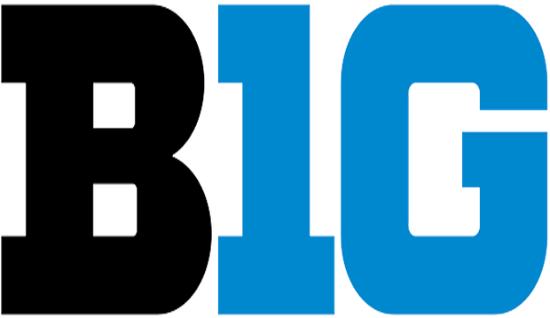 Rutgers, Penn State, Ohio State, Michigan And Others - Big Ten Conference Logo Png (620x359), Png Download