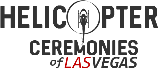 Helicopter Ceremonies Of Las Vegas - Ceremony (558x250), Png Download