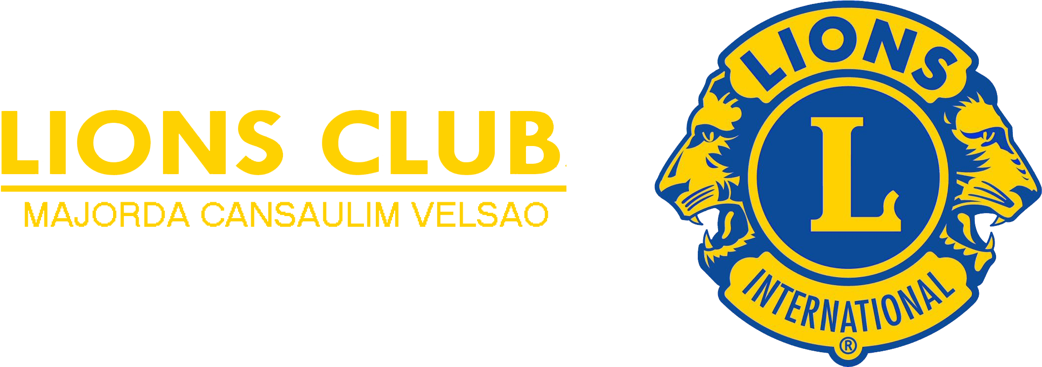 Lion Vijayakumar Lions Club Of Achampet Png Lions Club - Logo Lions Clube Png (2163x743), Png Download