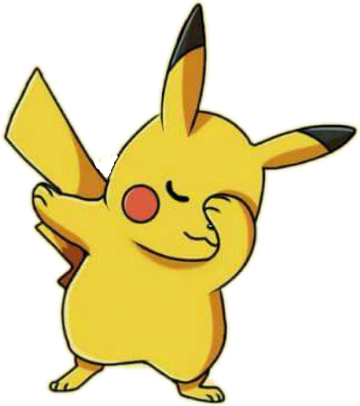 Pikachu Dab Png (721x813), Png Download