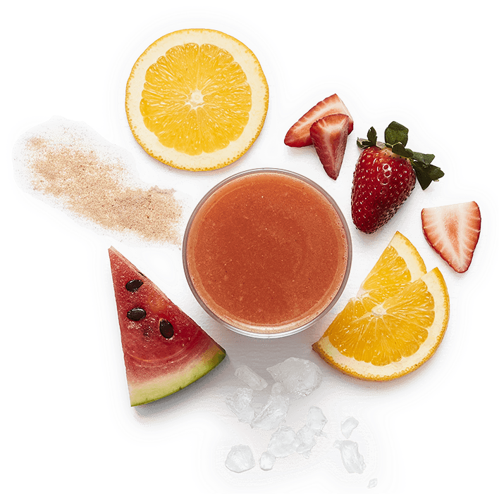 < 200 Calories - Fruits Png Top View (760x760), Png Download