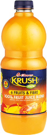 Clover Krush 6 Fruits And Fibre - Fruit (340x450), Png Download