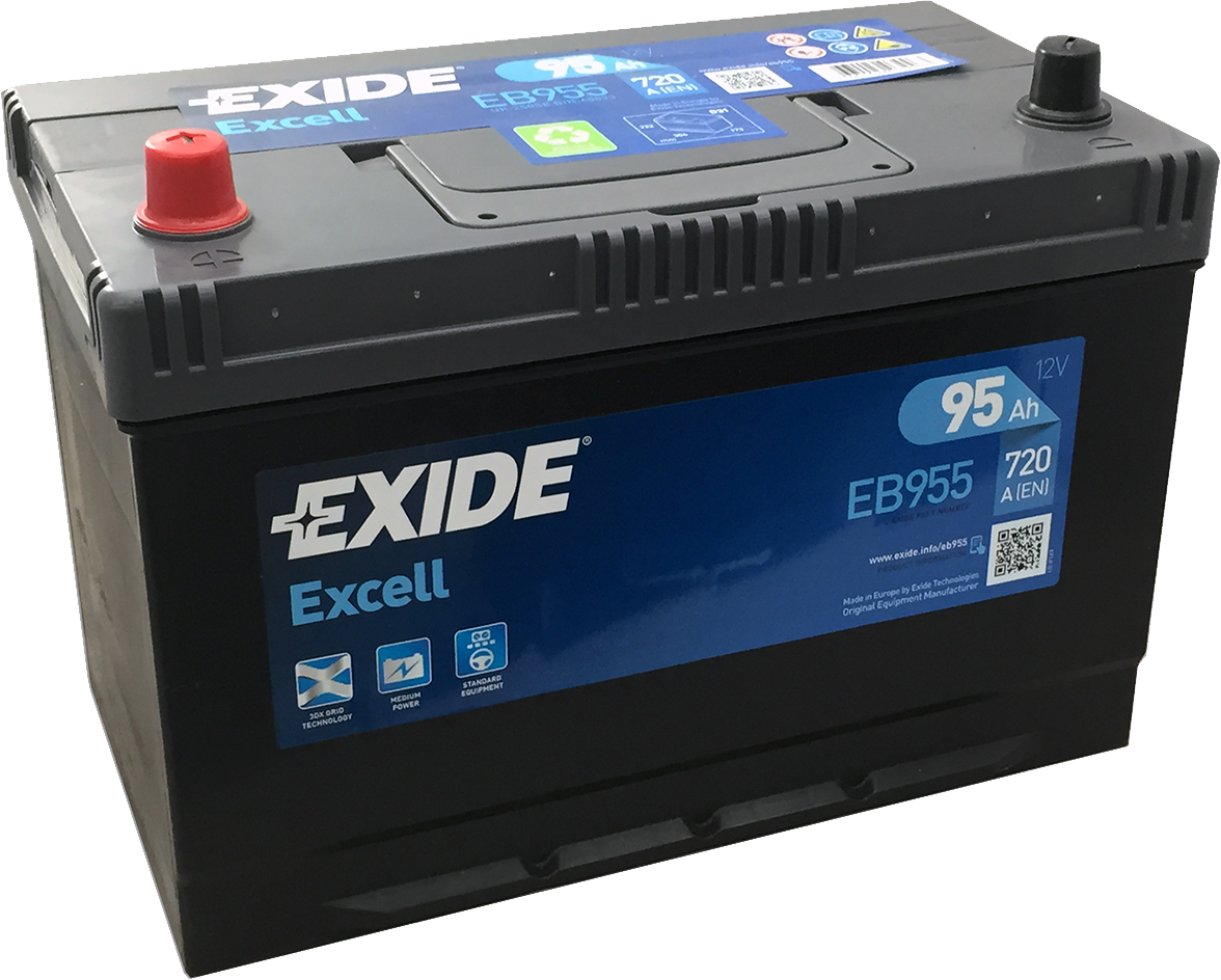 Automotive Battery Png Image - Exide Eb955 (1176x944), Png Download